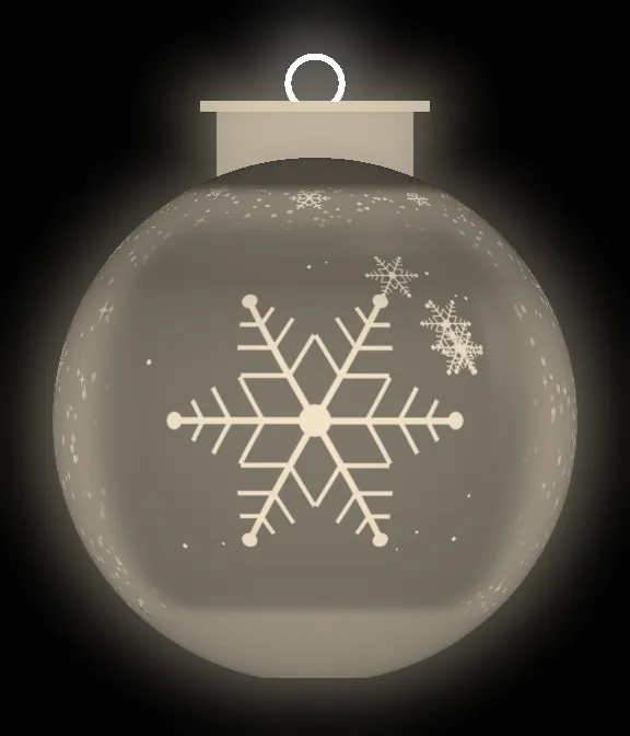 Epic Universe Lithophane Bauble view 1